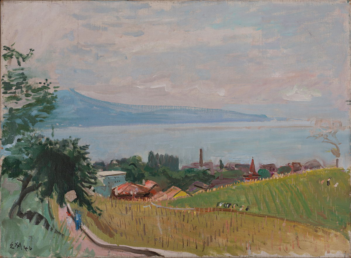 Ernst Morgenthaler, Genfersee Landschaft