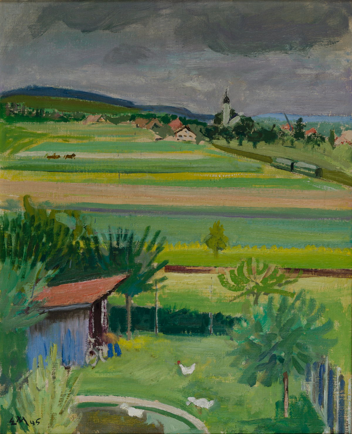 Ernst Morgenthaler, Landschaft bei Biberist
